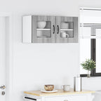 vidaXL Geschirrspülerfront Kalmar 2 pcs Graues Sonoma 40 x 31 x 40 cm