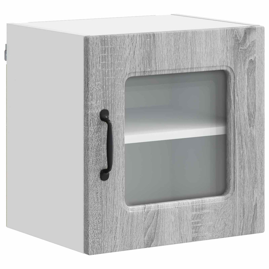 vidaXL Geschirrspülerfront Kalmar 2 pcs Graues Sonoma 40 x 31 x 40 cm