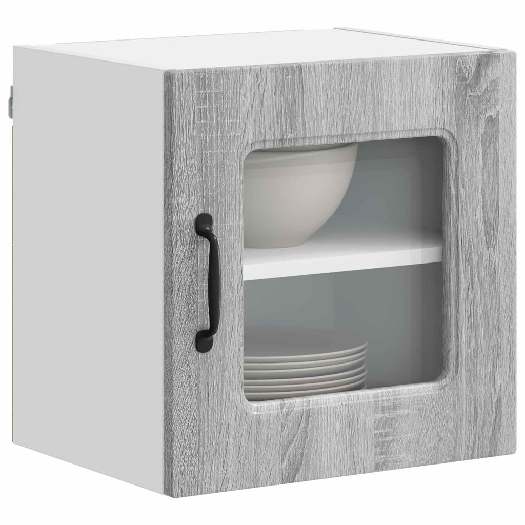 vidaXL Geschirrspülerfront Kalmar 2 pcs Graues Sonoma 40 x 31 x 40 cm