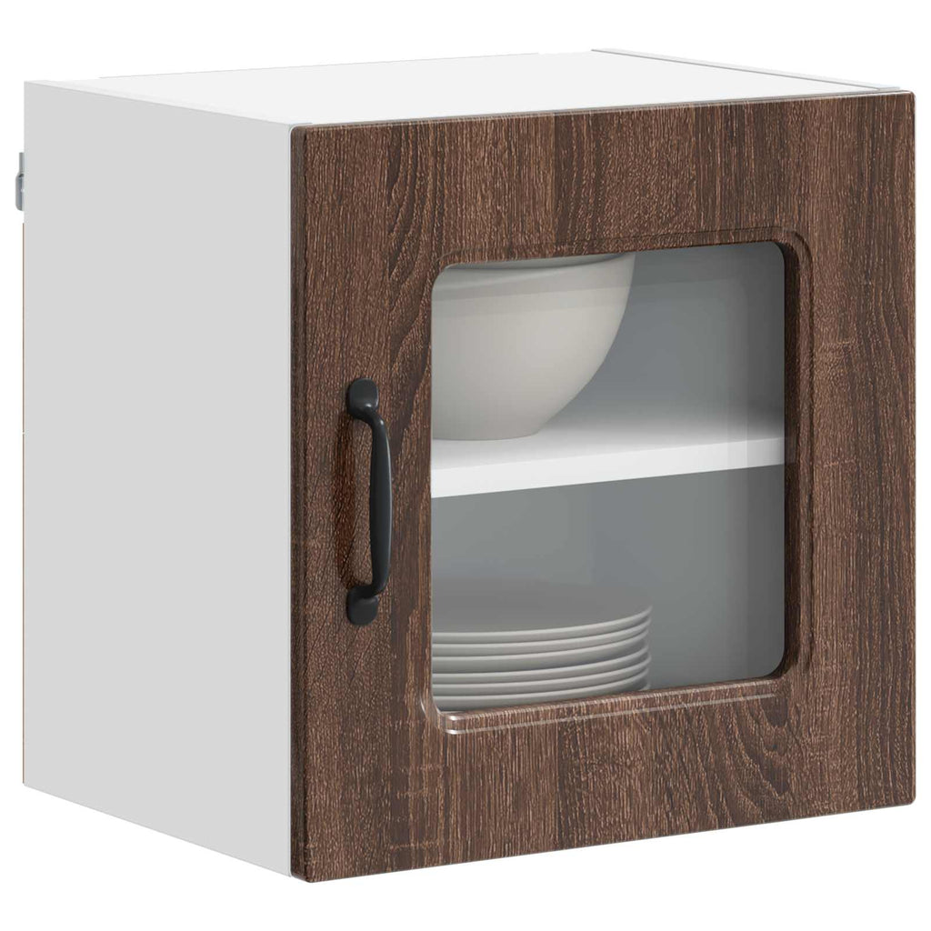 vidaXL Geschirrspülerfront Kalmar 2 pcs Braun Eichen-Optik