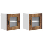 vidaXL Geschirrspülerfront Kalmar 2 pcs Altholz 40 x 31 x 40 cm