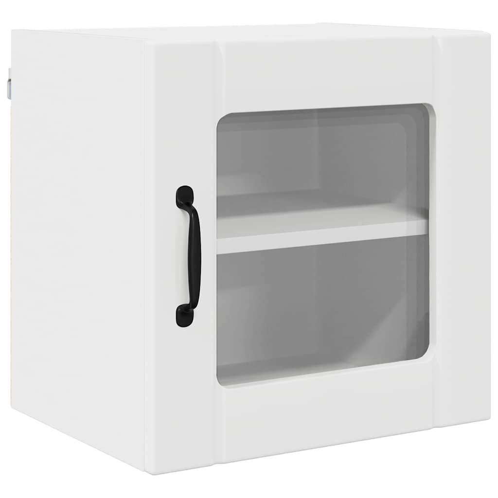 vidaXL Wandglas-Schrank LUCCA Weiß 40 x 31 x 40 cm Holzwerkstoff