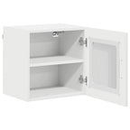 vidaXL Wandglas-Schrank LUCCA Weiß 40 x 31 x 40 cm Holzwerkstoff