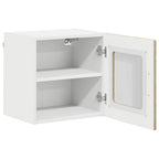 vidaXL Wandglas-Schrank LUCCA Sonoma-Eiche 40 x 31 x 40 cm
