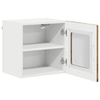vidaXL Wandglas-Schrank LUCCA 2 pcs Altholz 40 x 31 x 40 cm