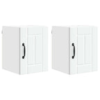 vidaXL Wandschrank LUCCA 2 pcs Weiß 30 x 31 x 40 cm Holzwerkstoff