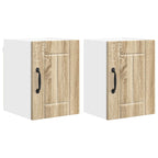 vidaXL Wandschrank LUCCA 2 pcs Sonoma-Eiche 30 x 31 x 40 cm