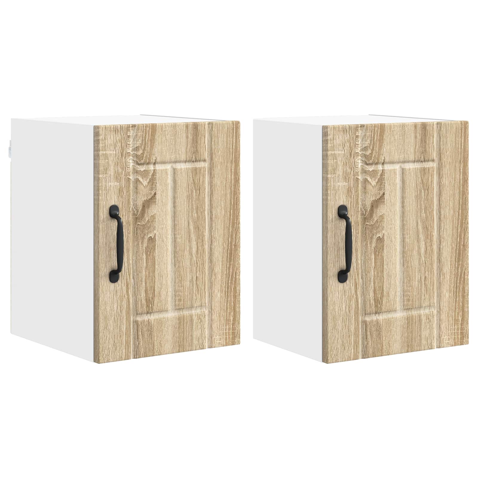vidaXL Wandschrank LUCCA 2 pcs Sonoma-Eiche 30 x 31 x 40 cm