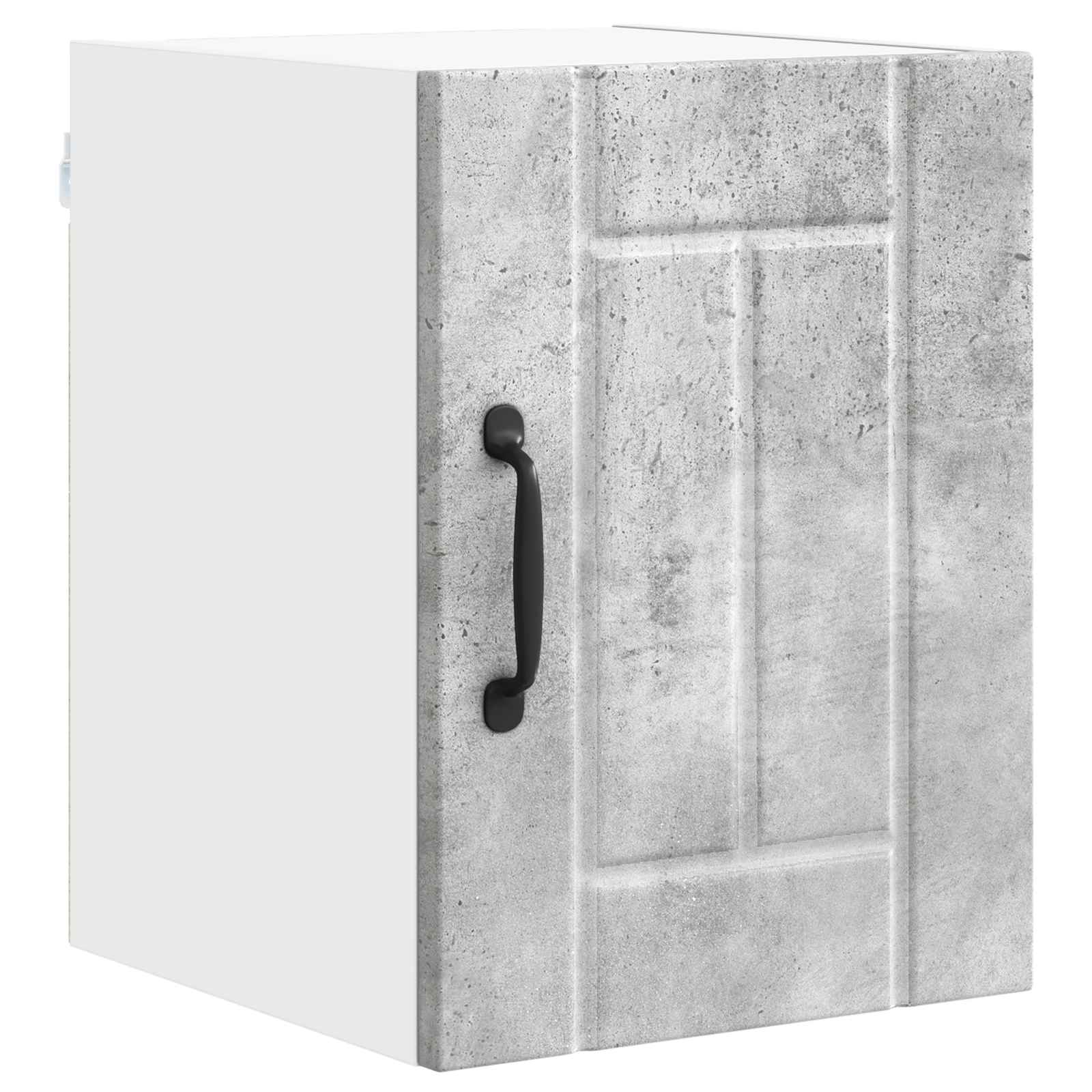vidaXL Wandschrank LUCCA 2 pcs Betongrau 30 x 31 x 40 cm Holzwerkstoff