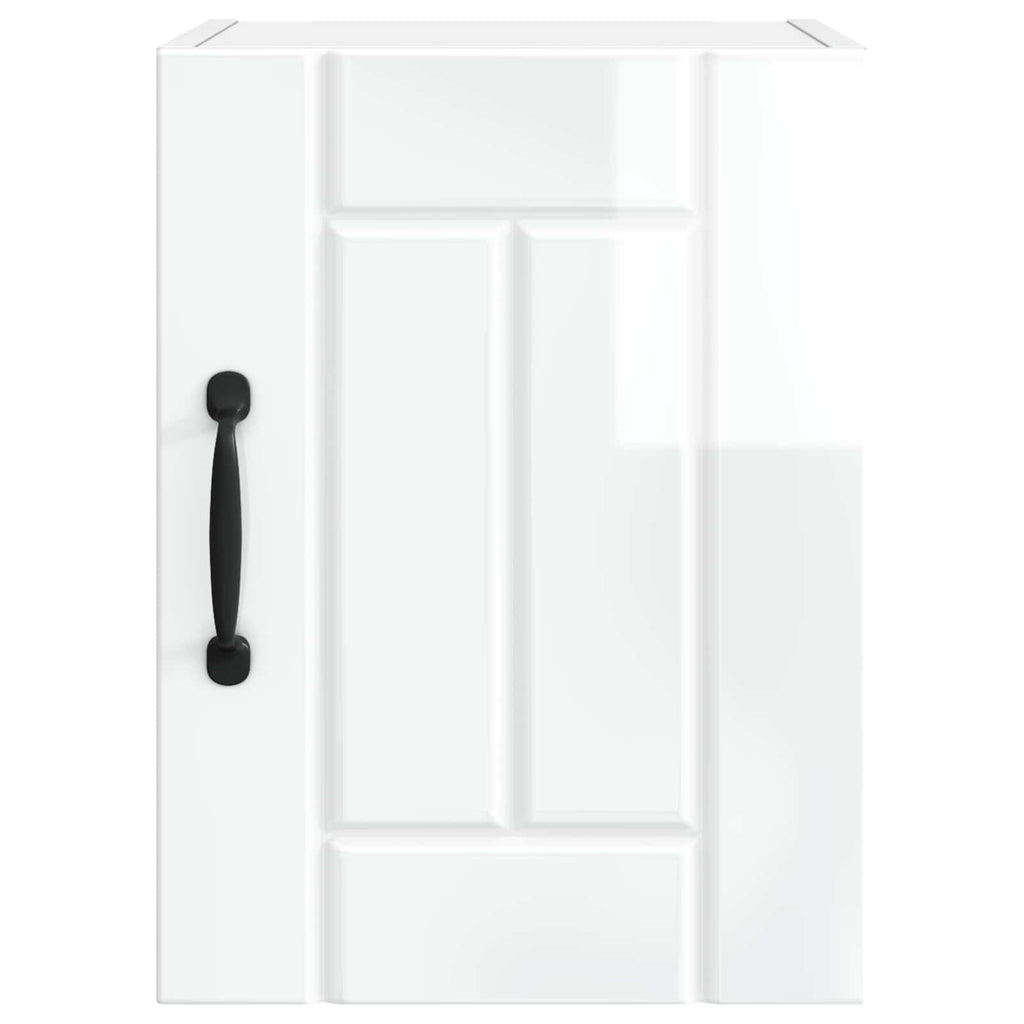 vidaXL Wandschrank LUCCA Hochglanz Weiß 30 x 31 x 40 cm Holzwerkstoff