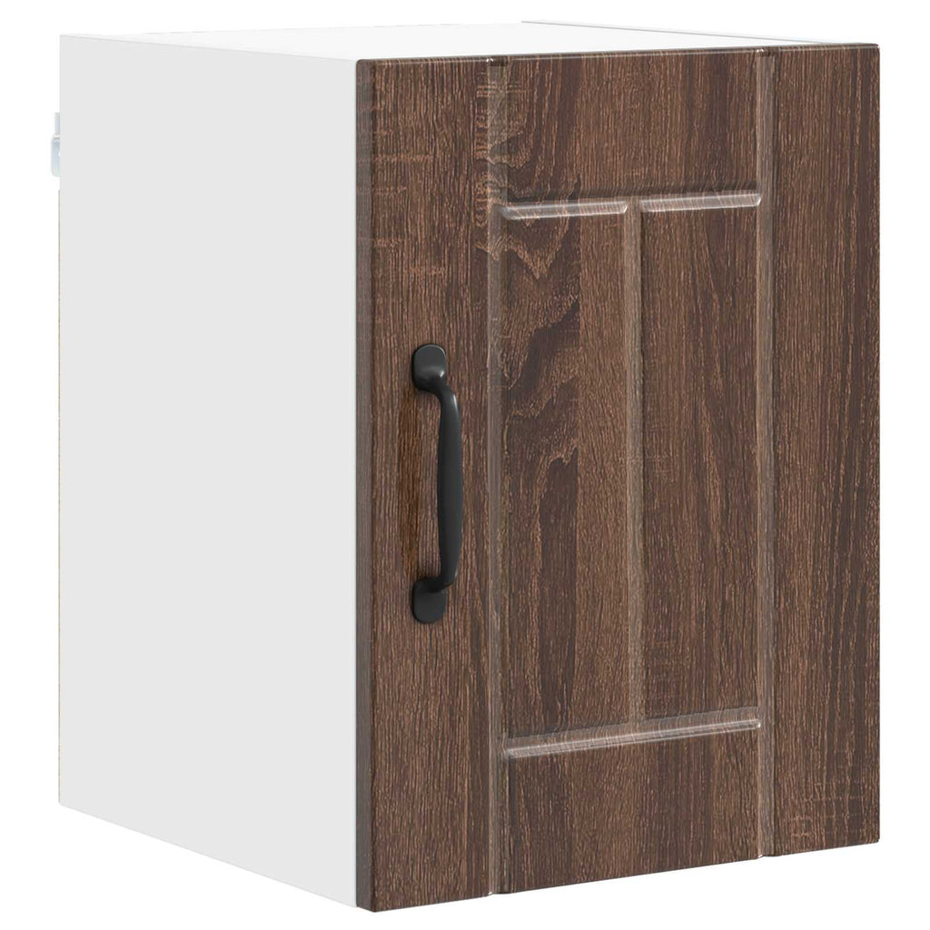 vidaXL Wandschrank LUCCA Brauneiche 30 x 31 x 40 cm Holzwerkstoff