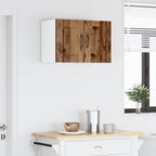 vidaXL Wandschrank LUCCA 2 pcs Altholz 30 x 31 x 40 cm Holzwerkstoff
