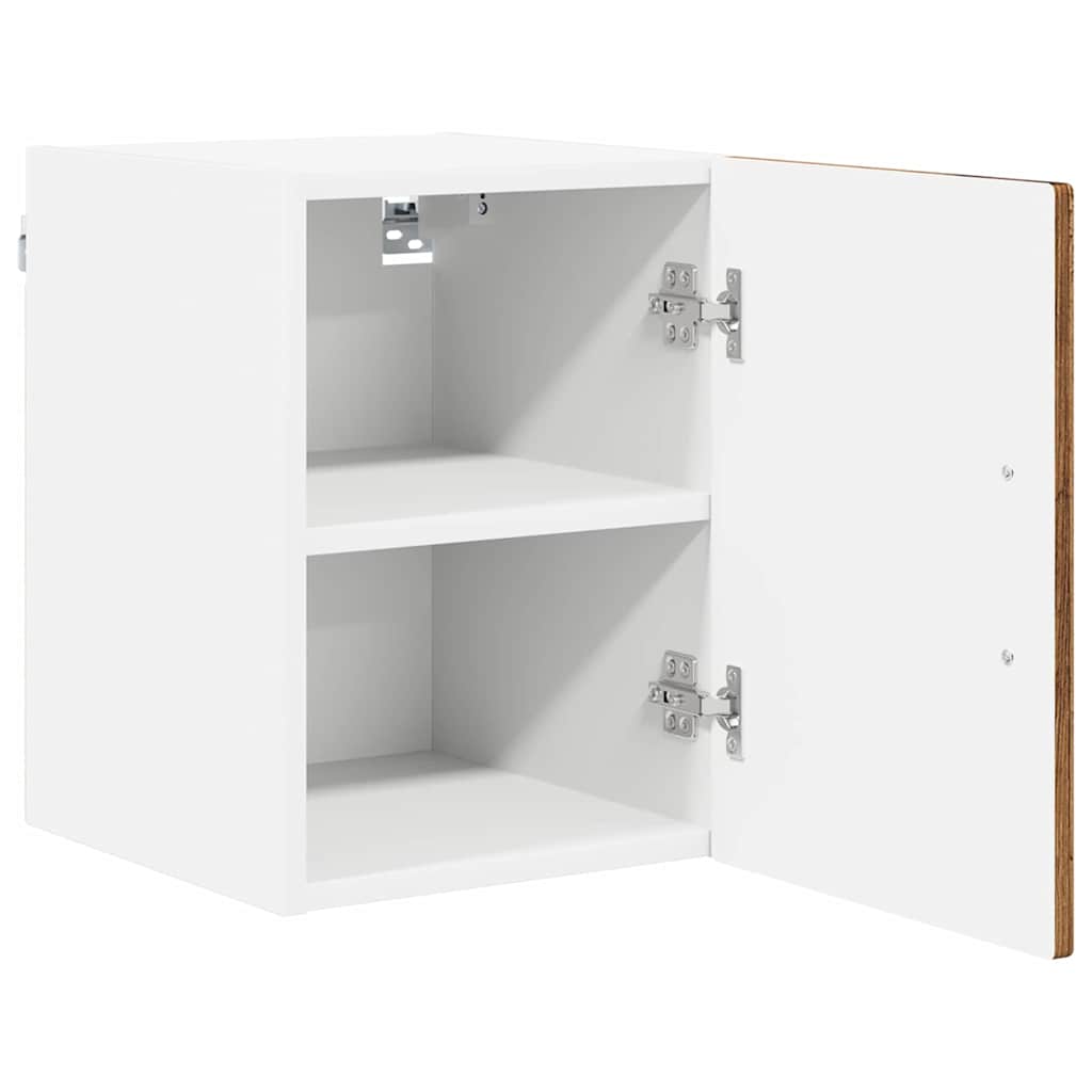 vidaXL Wandschrank LUCCA 2 pcs Altholz 30 x 31 x 40 cm Holzwerkstoff