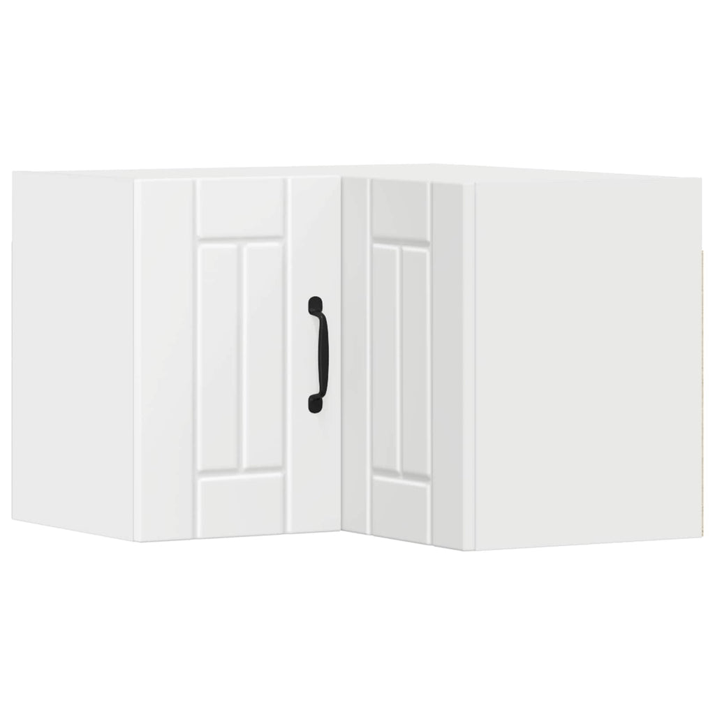vidaXL Wand-Eckschrank LUCCA Weiß 57 x 57 x 40 cm Holzwerkstoff