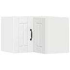 vidaXL Wand-Eckschrank LUCCA Weiß 57 x 57 x 40 cm Holzwerkstoff