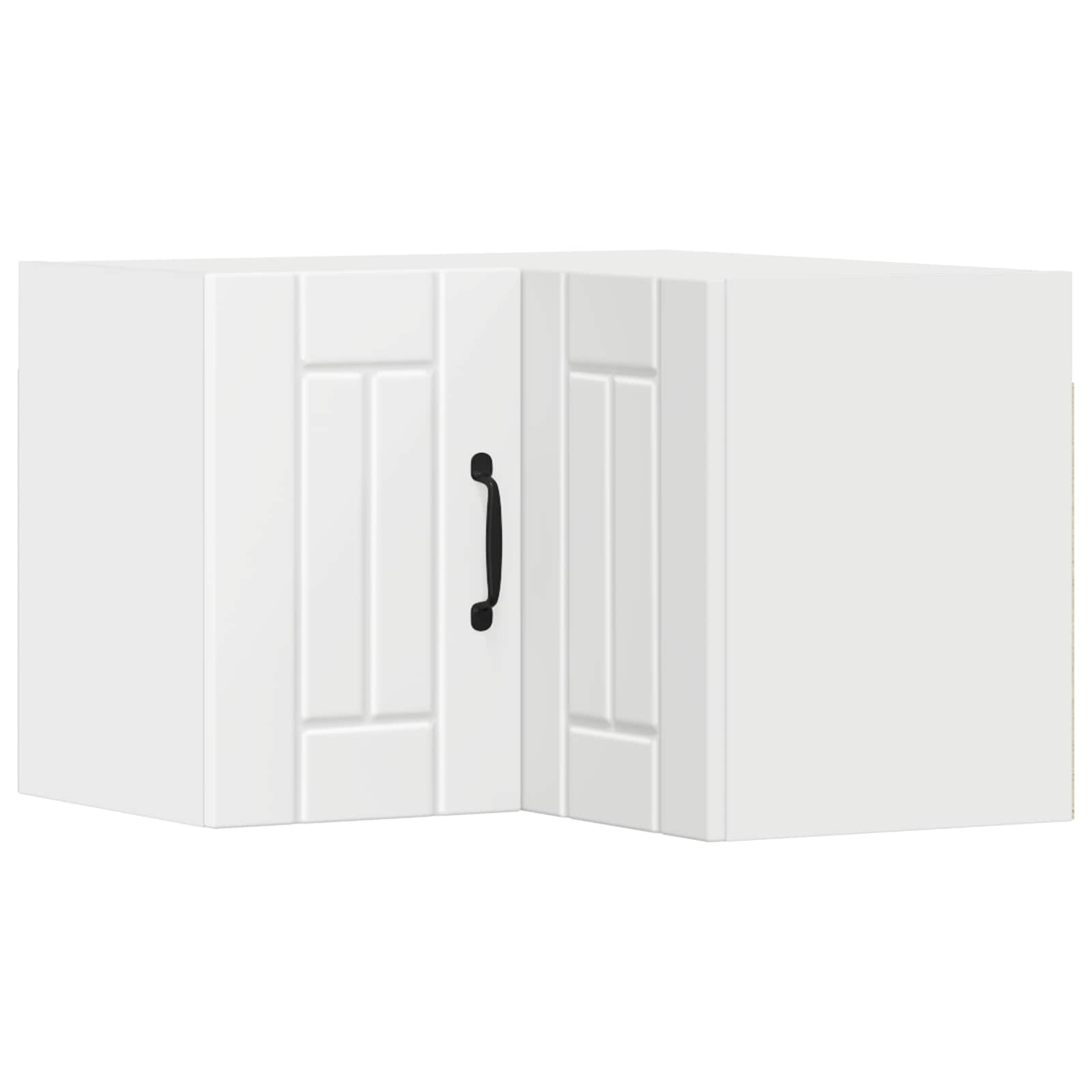 vidaXL Wand-Eckschrank LUCCA Weiß 57 x 57 x 40 cm Holzwerkstoff