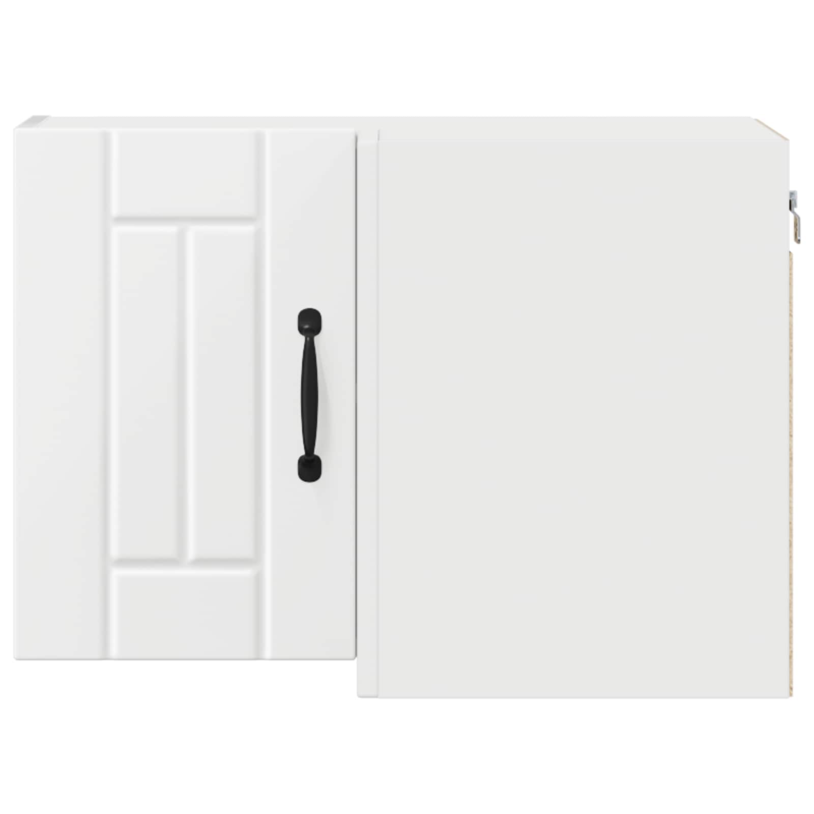 vidaXL Wand-Eckschrank LUCCA Weiß 57 x 57 x 40 cm Holzwerkstoff
