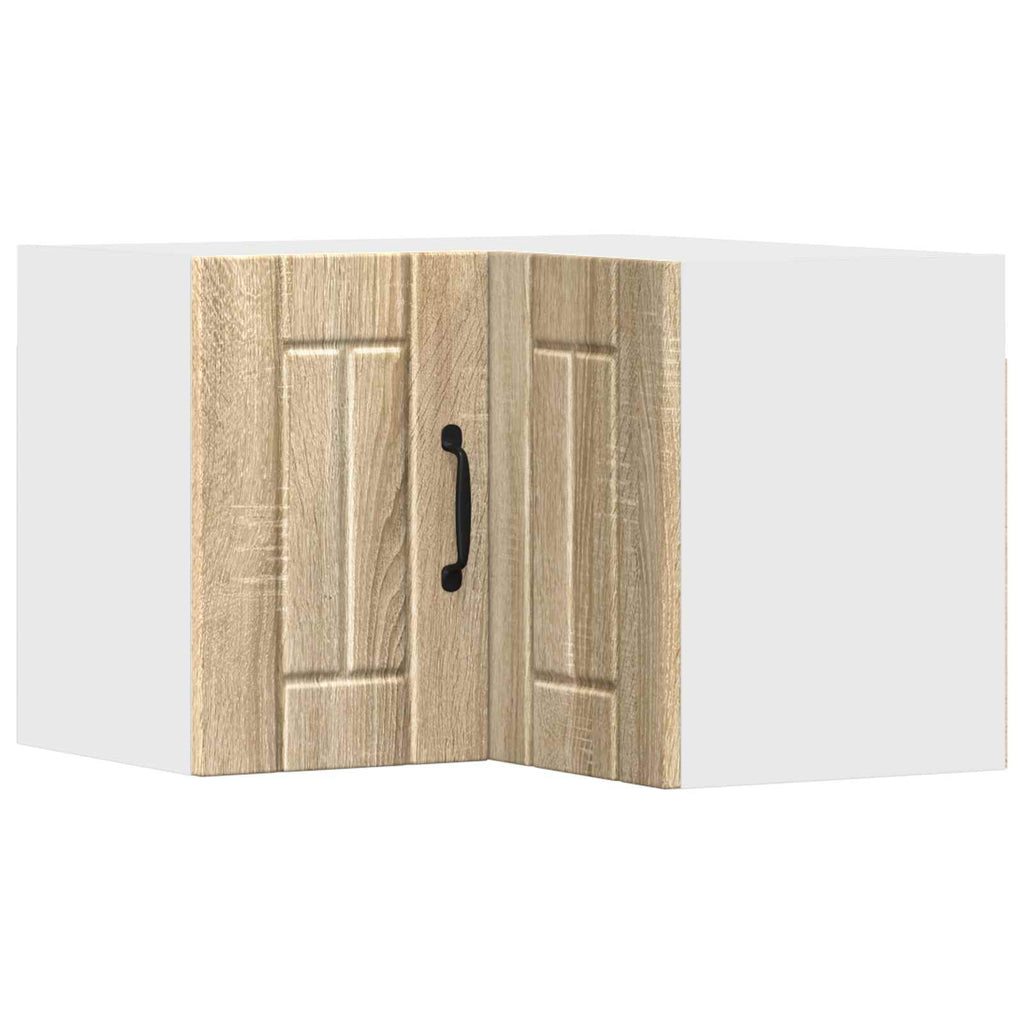 vidaXL Wand-Eckschrank LUCCA Sonoma-Eiche 57 x 57 x 40 cm