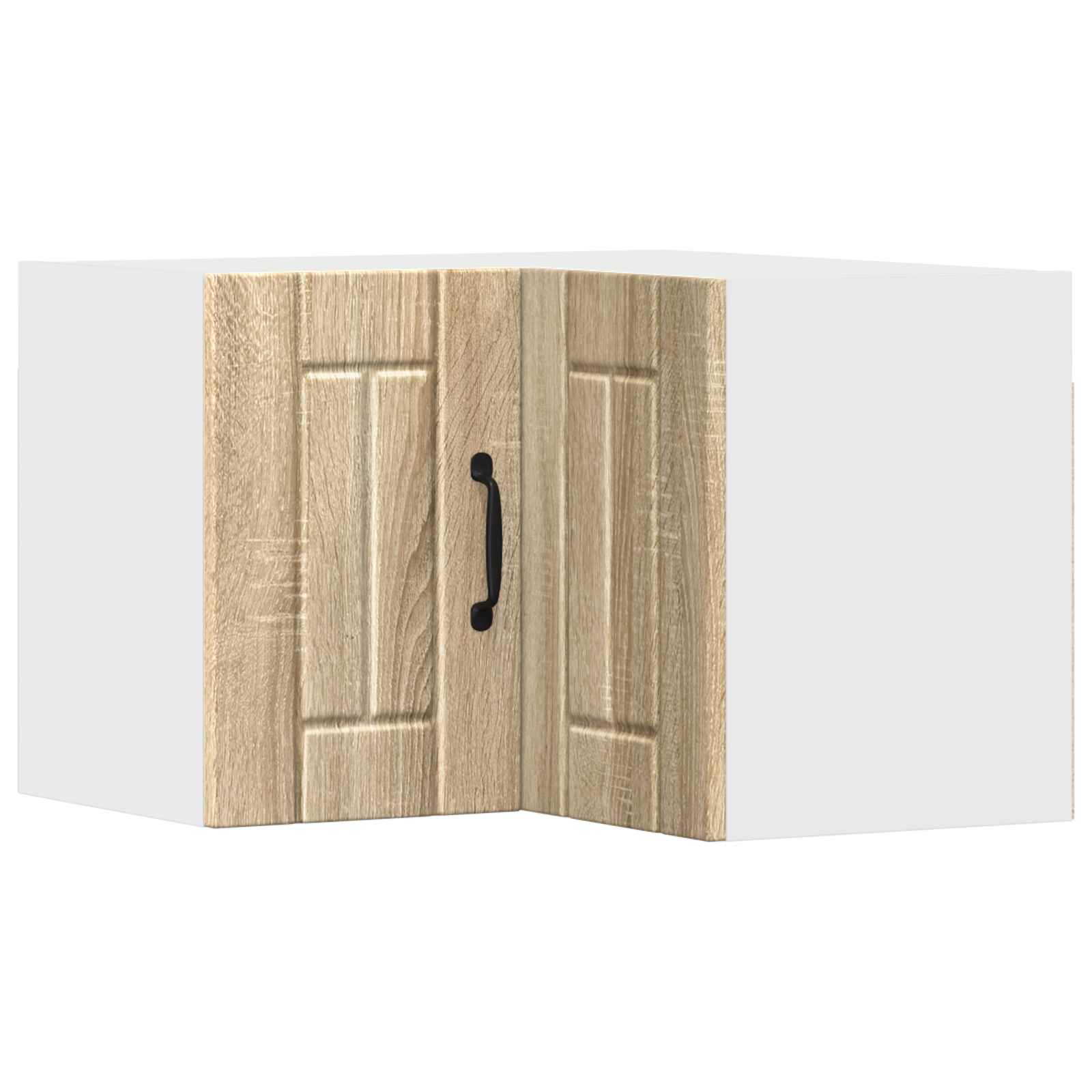 vidaXL Wand-Eckschrank LUCCA Sonoma-Eiche 57 x 57 x 40 cm