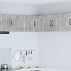 vidaXL Wand-Eckschrank LUCCA Betongrau 57 x 57 x 40 cm Holzwerkstoff
