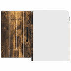 vidaXL Wand-Eckschrank LUCCA Geräucherte Eiche 57 x 57 x 40 cm