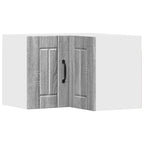 vidaXL Wand-Eckschrank LUCCA Graues Sonoma 57 x 57 x 40 cm
