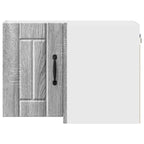 vidaXL Wand-Eckschrank LUCCA Graues Sonoma 57 x 57 x 40 cm