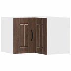 vidaXL Wand-Eckschrank LUCCA Brauneiche 57 x 57 x 40 cm Holzwerkstoff