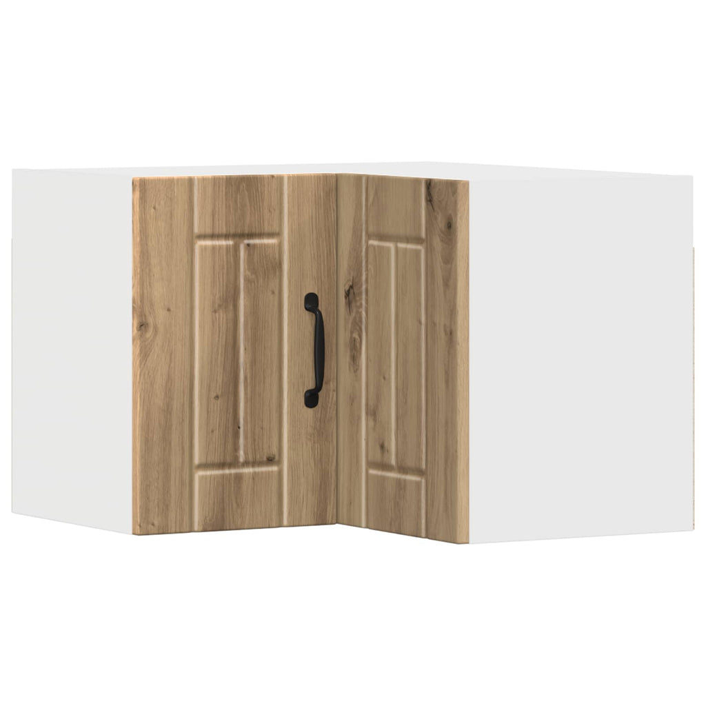 vidaXL Wand-Eckschrank LUCCA Artisan-Eiche 57 x 57 x 40 cm