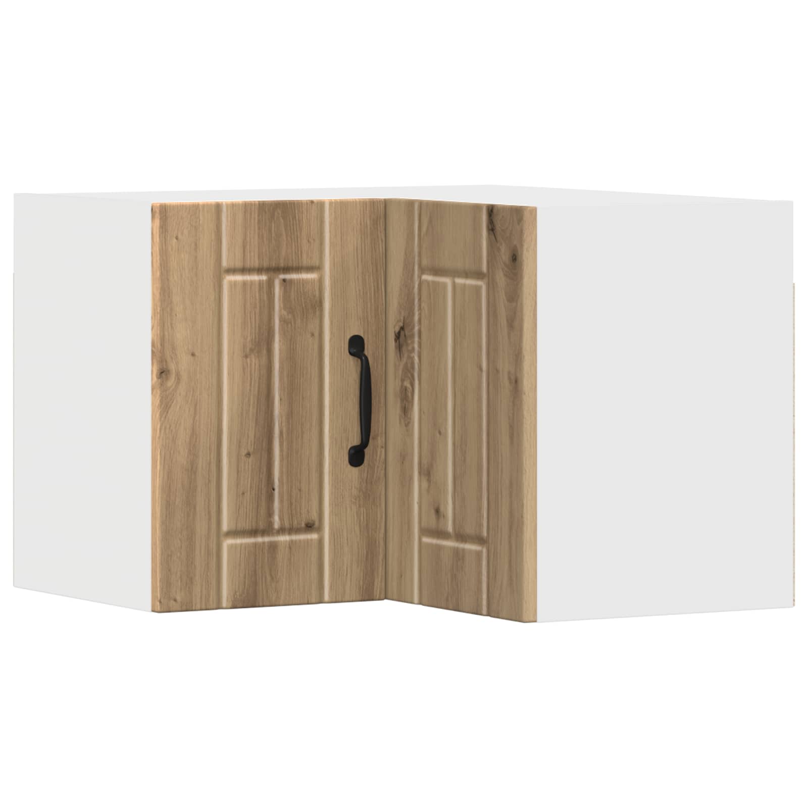 vidaXL Wand-Eckschrank LUCCA Artisan-Eiche 57 x 57 x 40 cm
