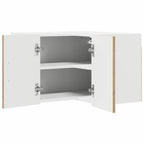 vidaXL Wand-Eckschrank LUCCA Artisan-Eiche 57 x 57 x 40 cm