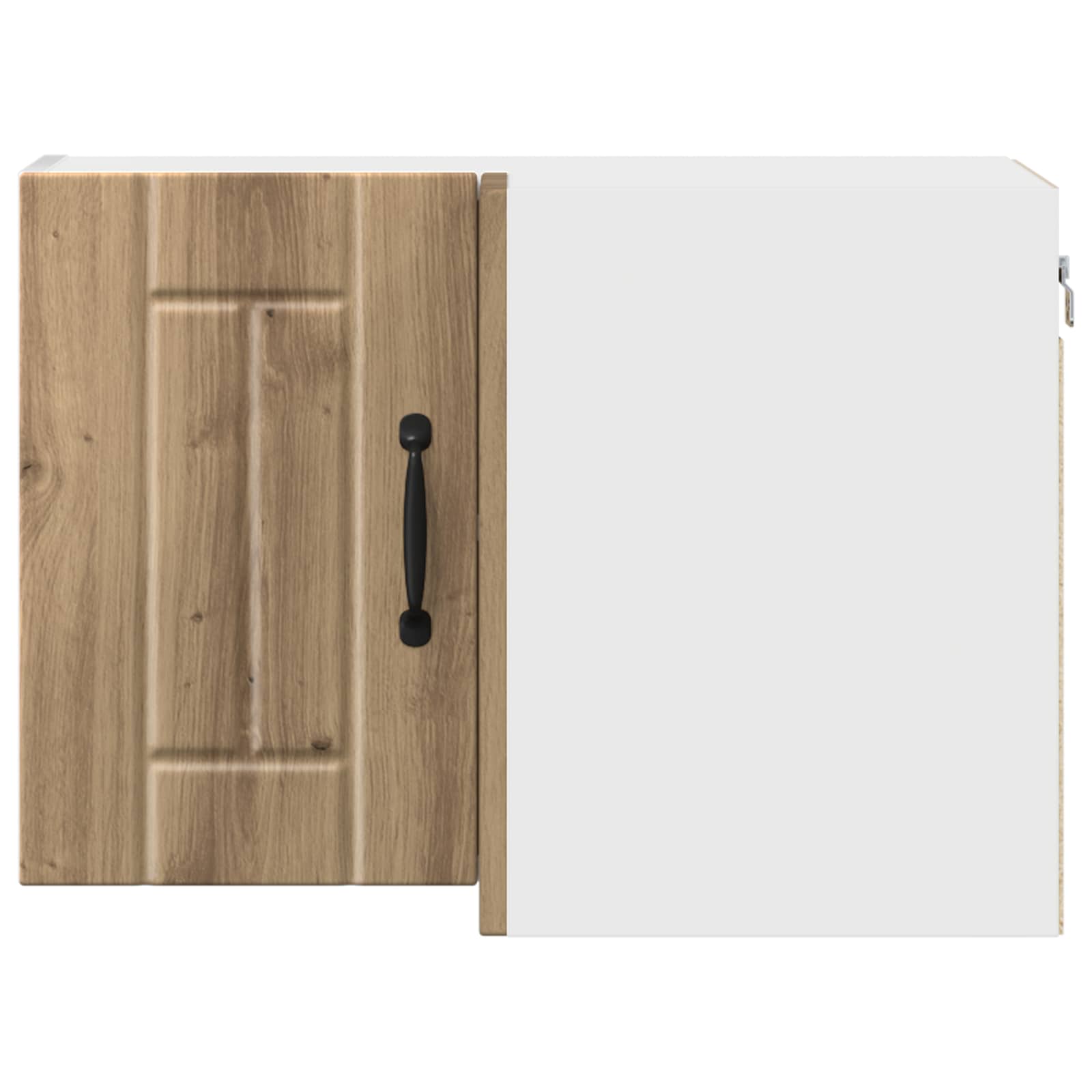 vidaXL Wand-Eckschrank LUCCA Artisan-Eiche 57 x 57 x 40 cm