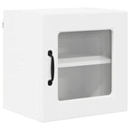 vidaXL Wandglas-Schrank PORTO Weiß 40 x 31 x 40 cm Holzwerkstoff