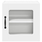 vidaXL Wandglas-Schrank PORTO Weiß 40 x 31 x 40 cm Holzwerkstoff