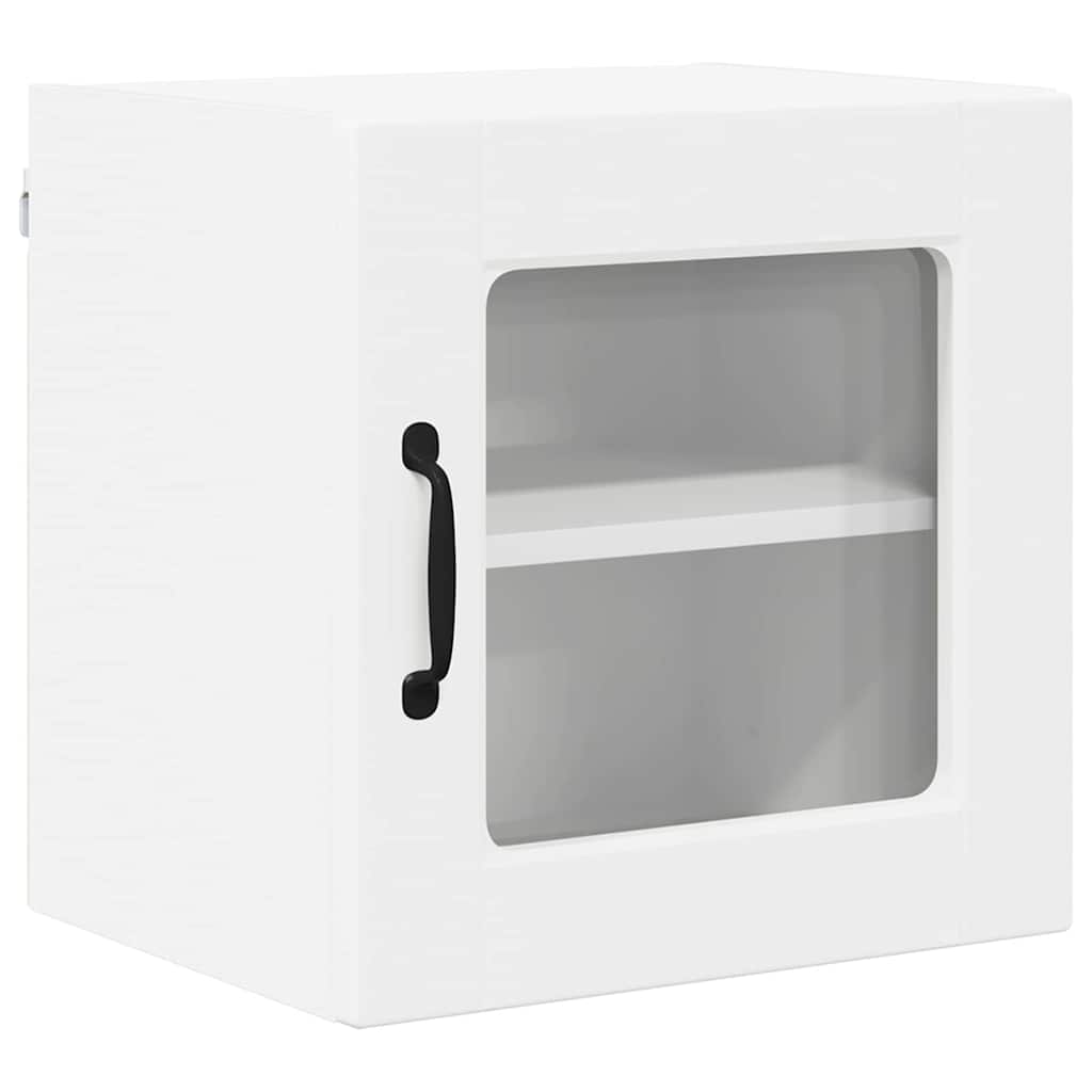 vidaXL Wandglas-Schrank PORTO 2 pcs Weiß 40 x 31 x 40 cm Holzwerkstoff