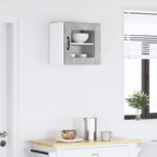 vidaXL Wandglas-Schrank PORTO Beton Grau 40 x 31 x 40 cm Holzwerkstoff