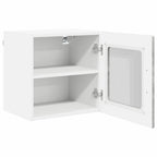 vidaXL Wandglas-Schrank PORTO Beton Grau 40 x 31 x 40 cm Holzwerkstoff