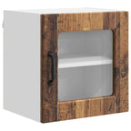 vidaXL Wandglas-Schrank PORTO Altholz 40 x 31 x 40 cm Holzwerkstoff