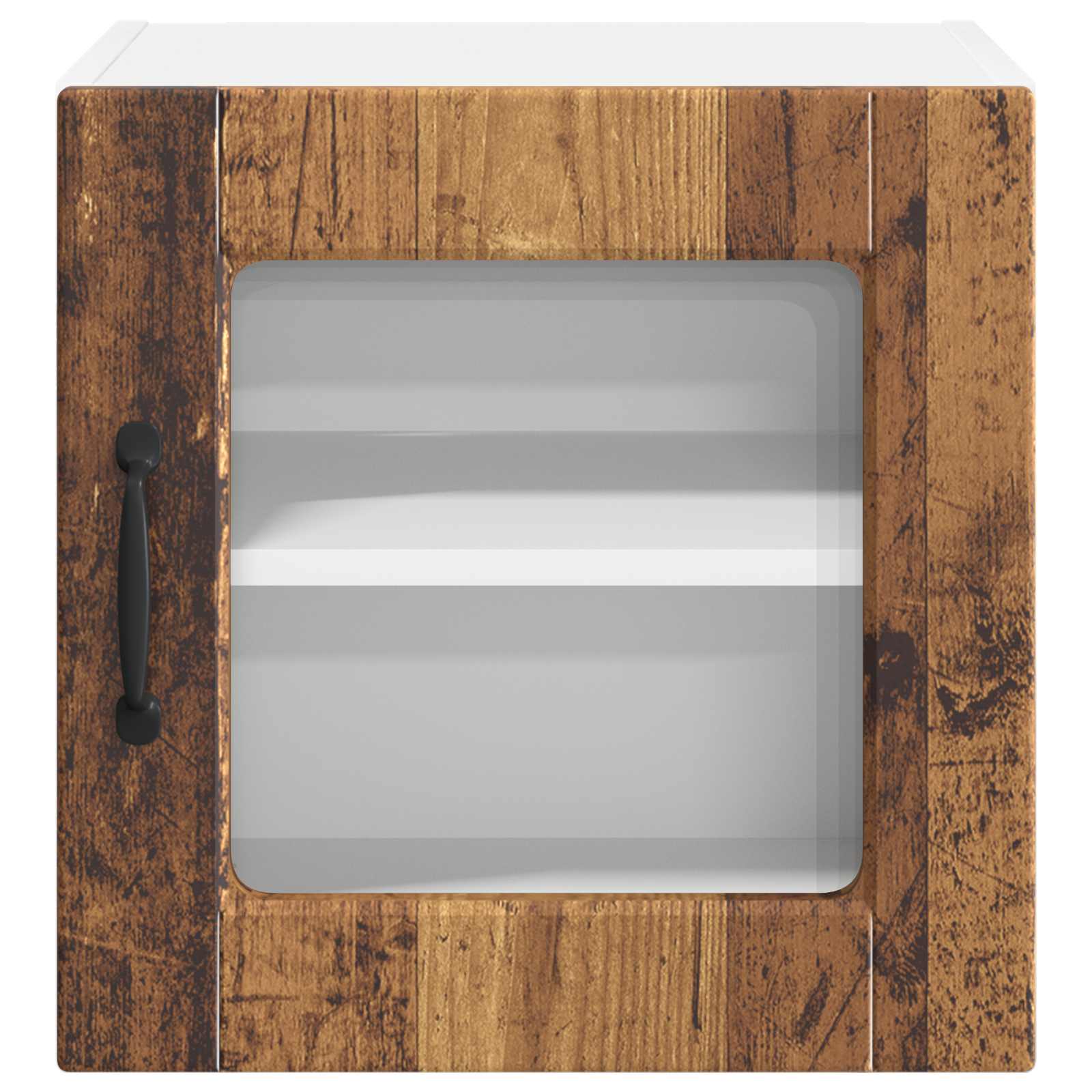 vidaXL Wandglas-Schrank PORTO Altholz 40 x 31 x 40 cm Holzwerkstoff