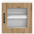 vidaXL Wandglas-Schrank PORTO 2 pcs Artisan-Eiche 40 x 31 x 40 cm