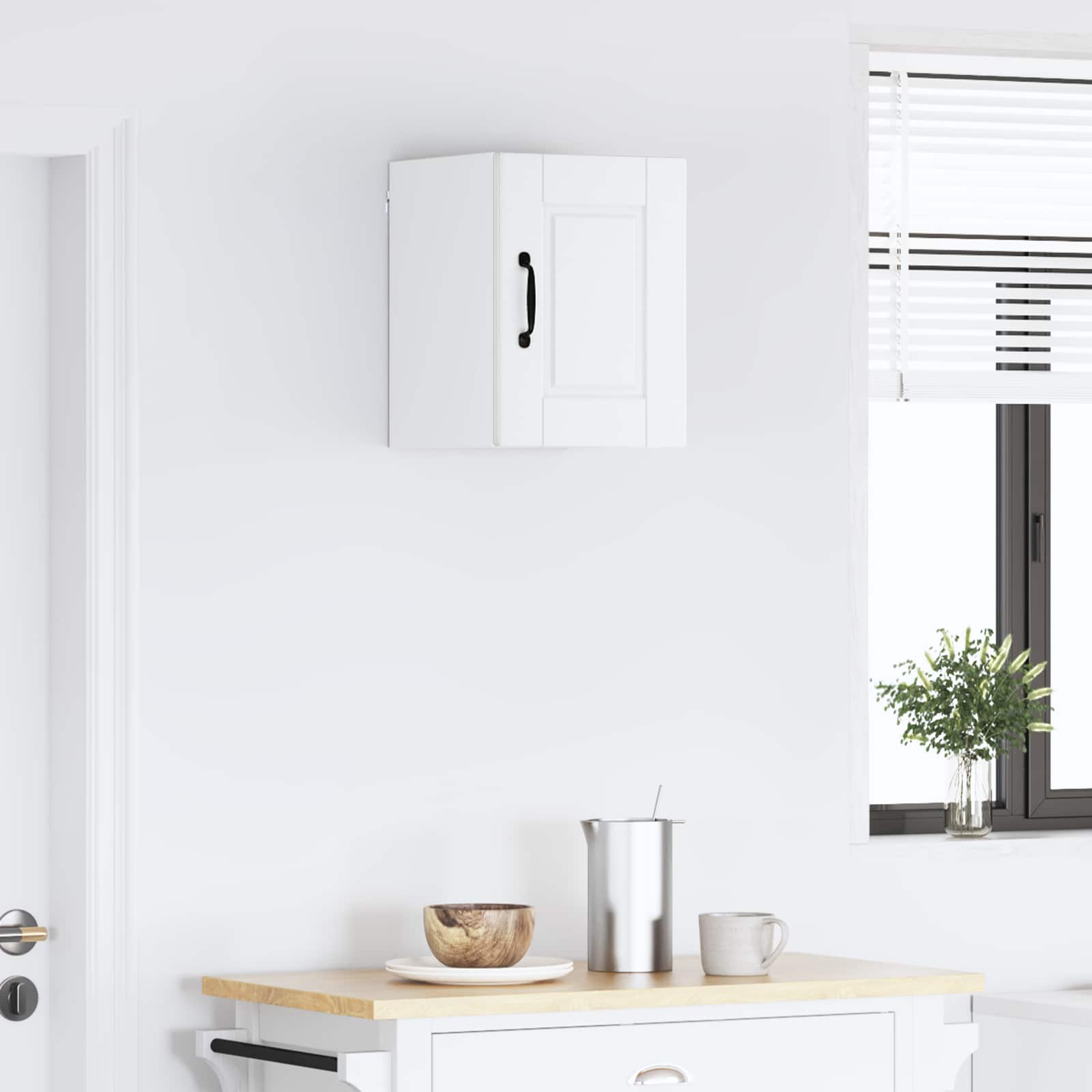 vidaXL Wandschrank PORTO Weiß 30 x 31 x 40 cm Holzwerkstoff