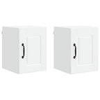 vidaXL Wandschrank PORTO 2 pcs Weiß 30 x 31 x 40 cm Holzwerkstoff