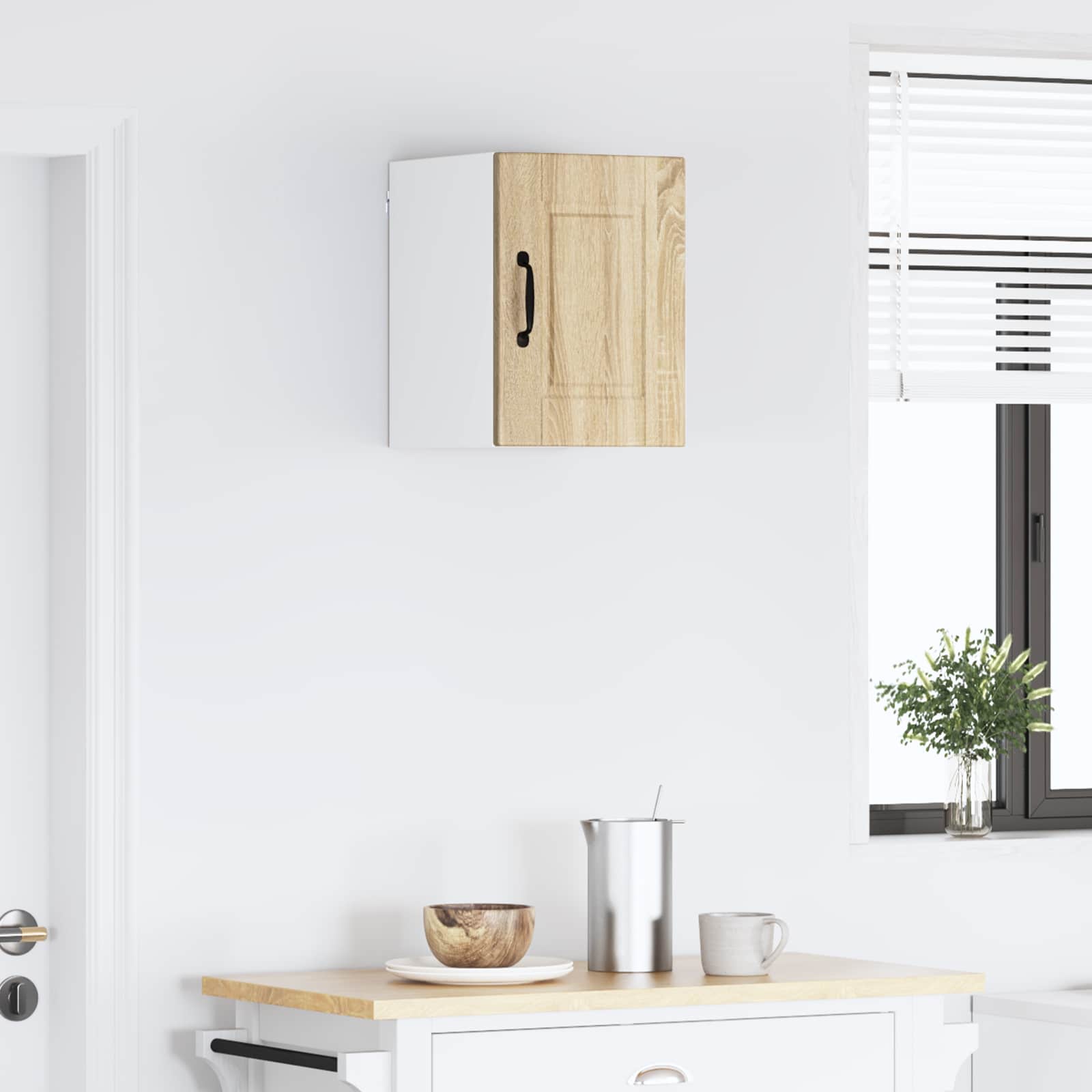 vidaXL Wandschrank PORTO Sonoma-Eiche 30 x 31 x 40 cm Holzwerkstoff