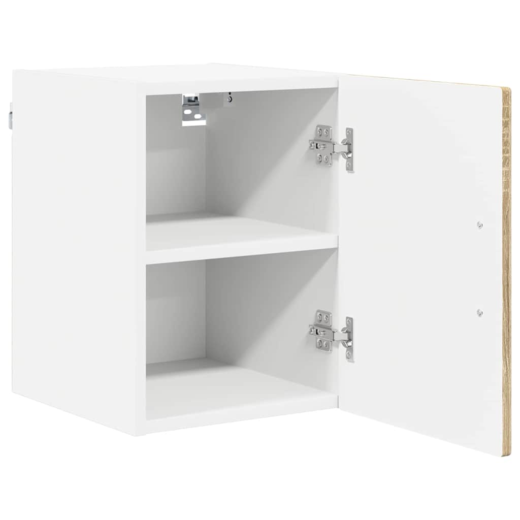 vidaXL Wandschrank PORTO Sonoma-Eiche 30 x 31 x 40 cm Holzwerkstoff