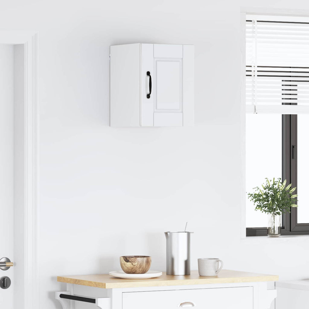 vidaXL Wandschrank PORTO Hochglanz Weiß 30 x 31 x 40 cm Holzwerkstoff