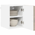 vidaXL Wandschrank PORTO 2 pcs Geräucherte Eiche 30 x 31 x 40 cm