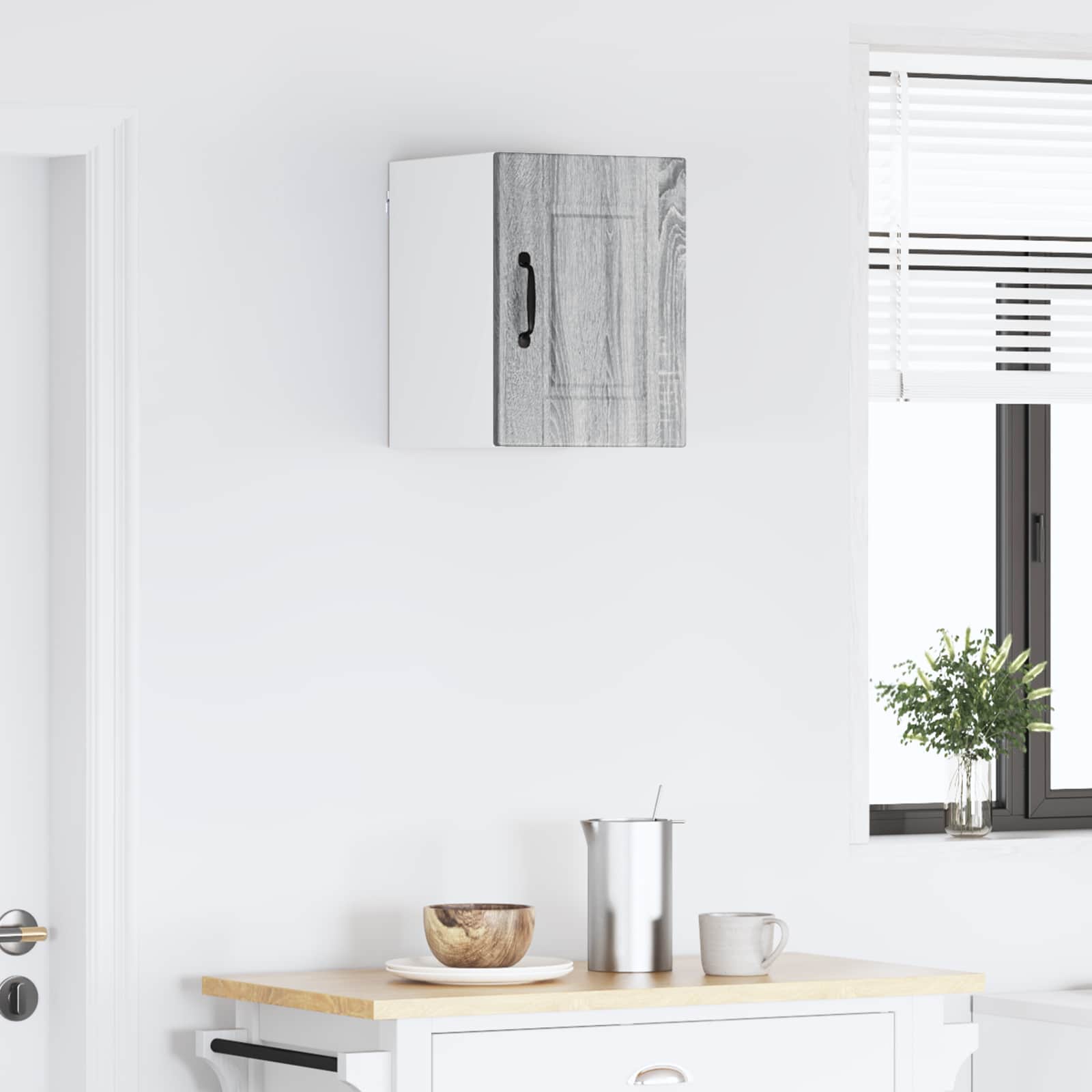 vidaXL Wandschrank PORTO Graues Sonoma 30 x 31 x 40 cm Holzwerkstoff