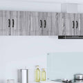 vidaXL Wandschrank PORTO 2 pcs Graues Sonoma 30 x 31 x 40 cm