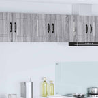 vidaXL Wandschrank PORTO 2 pcs Graues Sonoma 30 x 31 x 40 cm