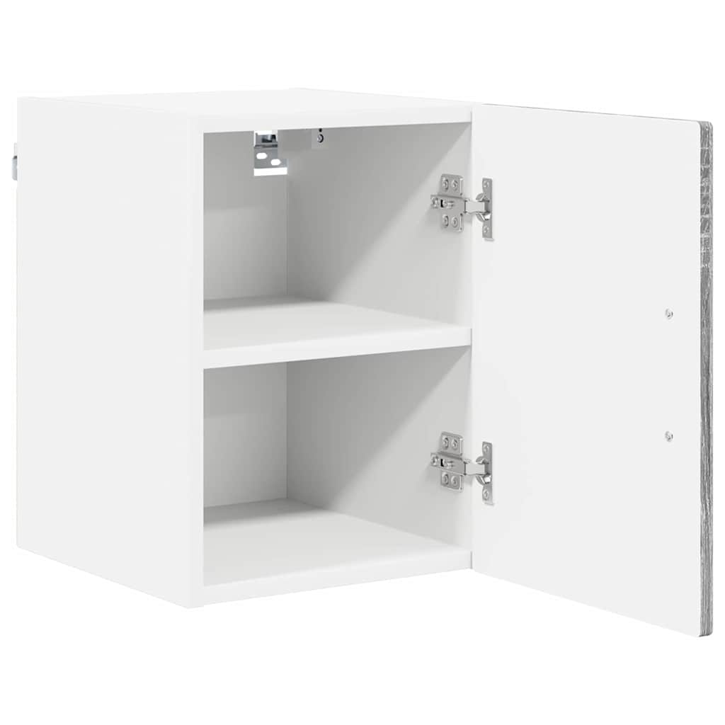 vidaXL Wandschrank PORTO 2 pcs Graues Sonoma 30 x 31 x 40 cm